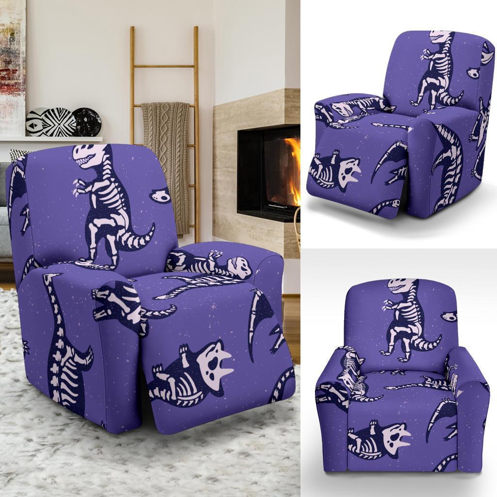 Dinosaur T rex Print Pattern Recliner Cover-grizzshop