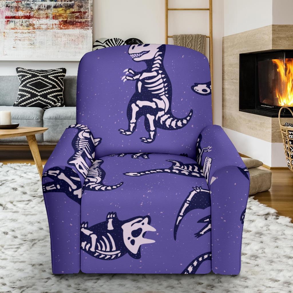 Dinosaur T rex Print Pattern Recliner Cover-grizzshop