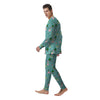 Dinosaur Xmas Print Pattern Men's Pajamas-grizzshop