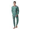 Dinosaur Xmas Print Pattern Men's Pajamas-grizzshop