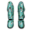 Dinosaur Xmas Print Pattern Muay Thai Shin Guards-grizzshop