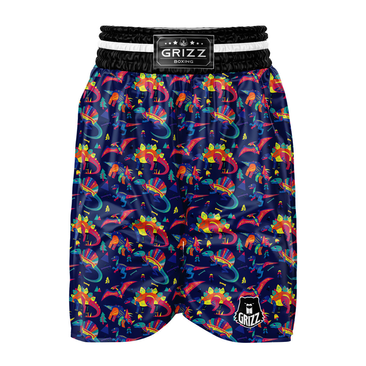 Dinosaurs Cute Colorful Print Pattern Boxing Shorts