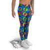 Dinosaurs Pop Art Print Pattern Men's Leggings-grizzshop