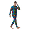 Dinosaurs Pop Art Print Pattern Men's Pajamas-grizzshop