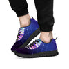 Disco Ball Purple Light Print Black Sneaker-grizzshop