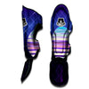 Disco Ball Purple Light Print Muay Thai Shin Guards-grizzshop