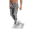 Disco Ball Texture Print Men's Leggings-grizzshop