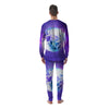 Disco Ball Ultraviolet Print Men's Pajamas-grizzshop