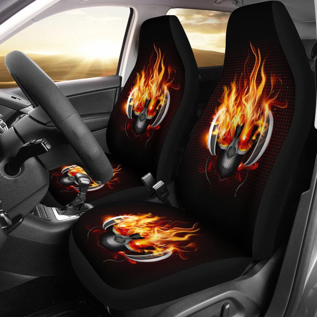 Dj Skull Car Seat Covers-grizzshop