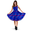 Dna Pattern Print Dress-grizzshop