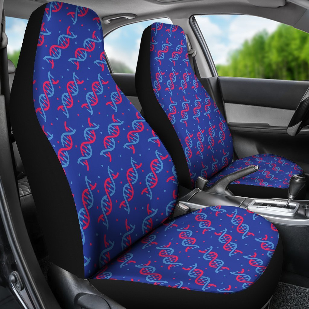 Dna Pattern Print Universal Fit Car Seat Cover-grizzshop