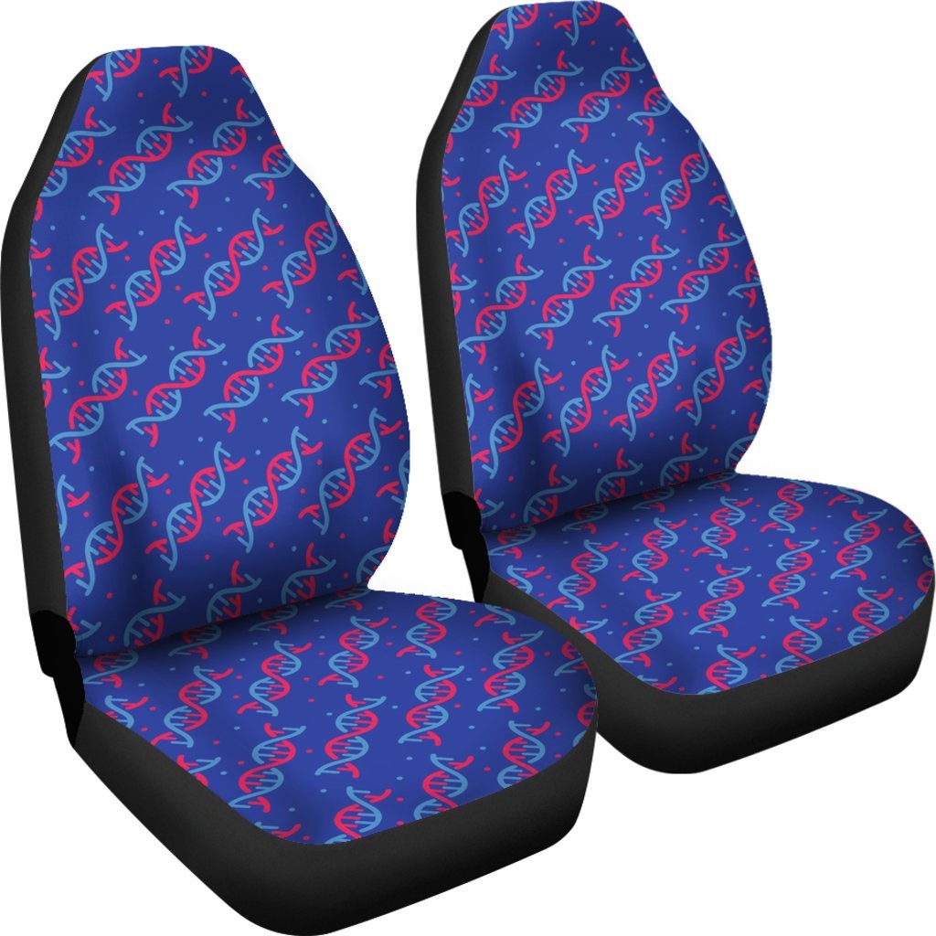 Dna Pattern Print Universal Fit Car Seat Cover-grizzshop