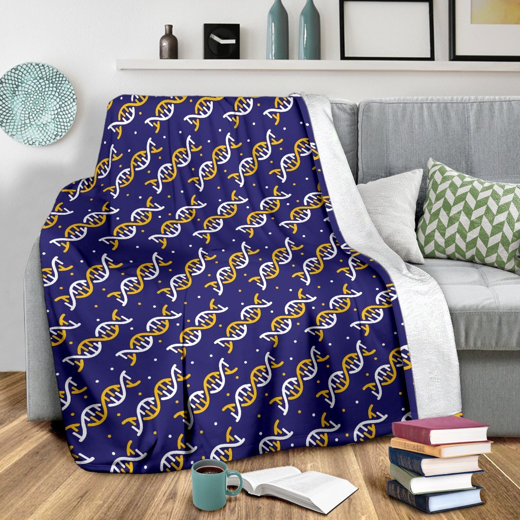 Dna Print Pattern Blanket-grizzshop