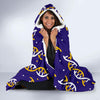 Dna Print Pattern Hooded Blanket-grizzshop