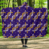 Dna Print Pattern Hooded Blanket-grizzshop