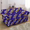 Dna Print Pattern Loveseat Cover-grizzshop