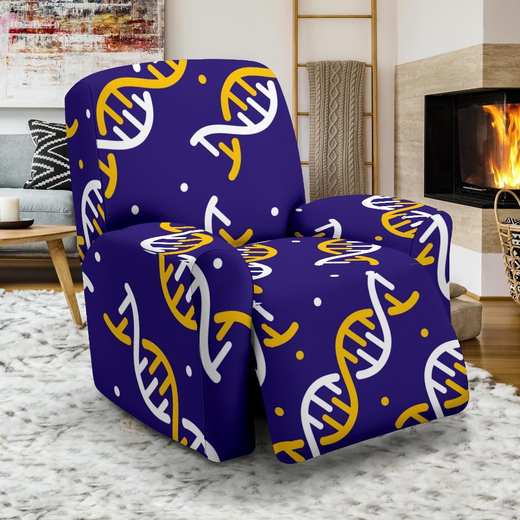 Dna Print Pattern Recliner Cover-grizzshop