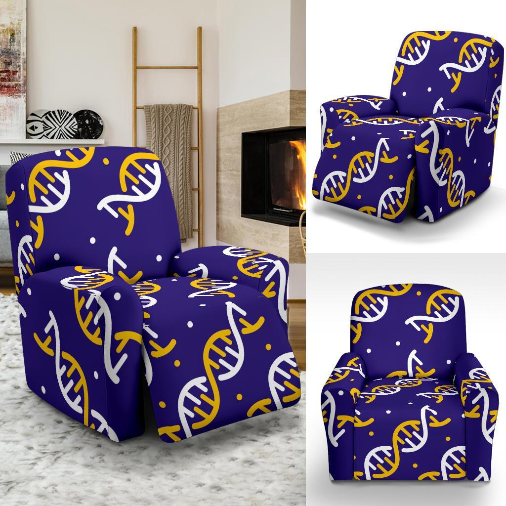 Dna Print Pattern Recliner Cover-grizzshop