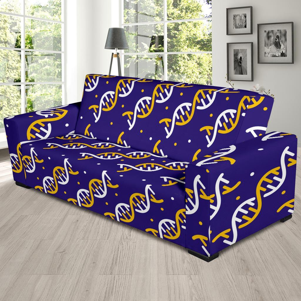 Dna Print Pattern Sofa Covers-grizzshop