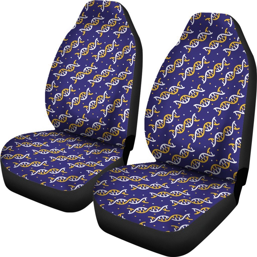 Dna Print Pattern Universal Fit Car Seat Cover-grizzshop