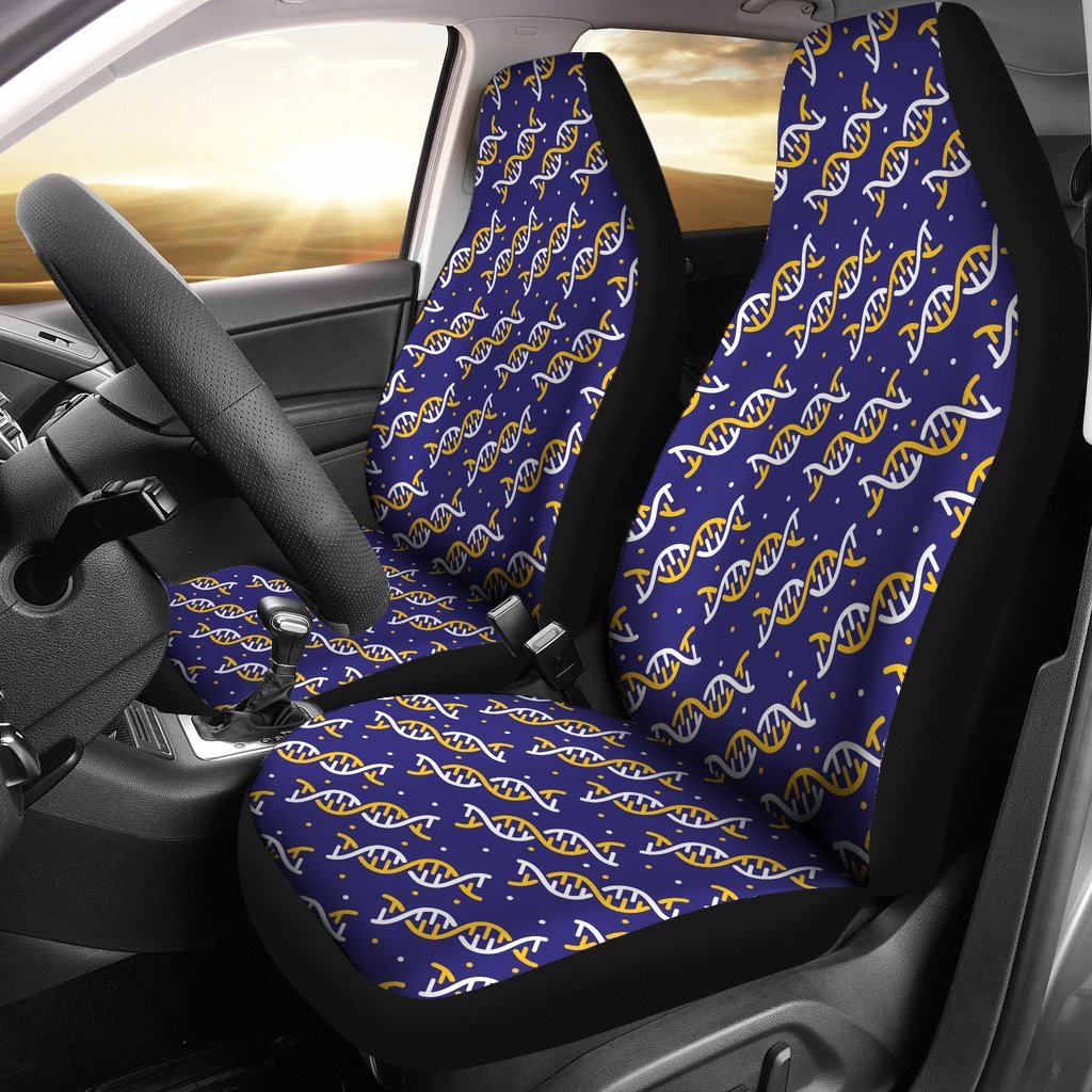 Dna Print Pattern Universal Fit Car Seat Cover-grizzshop