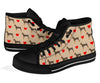 Doberman Dog Pattern Print Men Women's High Top Shoes-grizzshop