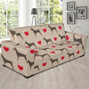 Doberman Dog Pattern Print Sofa Covers-grizzshop