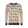 Doberman Dog Pattern Print Women Crewneck Sweatshirt-grizzshop