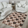 Doberman Dog Print Pattern Floor Mat-grizzshop