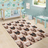 Doberman Dog Print Pattern Floor Mat-grizzshop