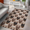 Doberman Dog Print Pattern Floor Mat-grizzshop