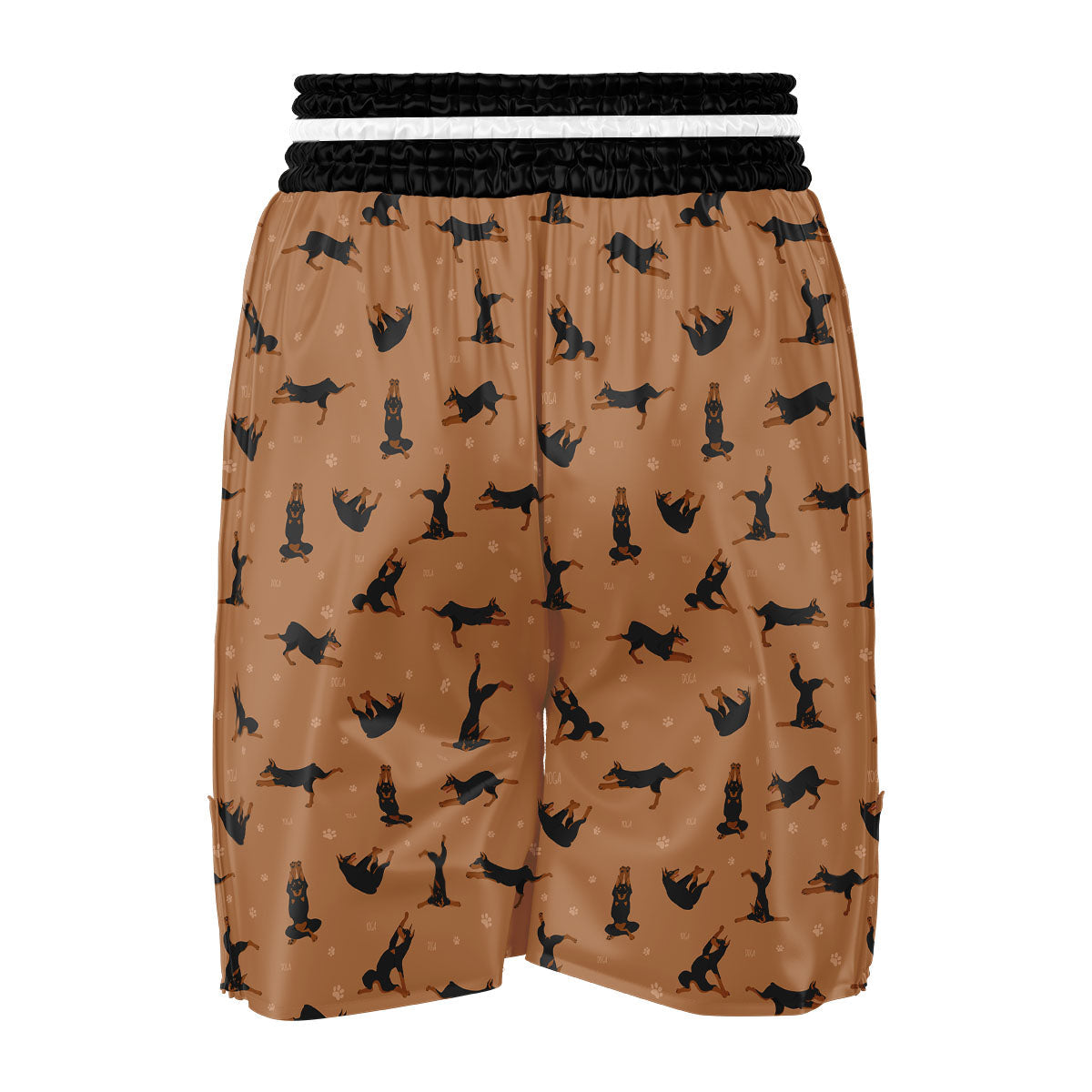 Dobermann Print Pattern Boxing Shorts-grizzshop