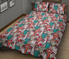 Docter Nurse Pattern Print Bed Set Quilt-grizzshop