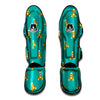 Doctor Teddy Bear Print Pattern Muay Thai Shin Guards-grizzshop