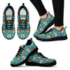 Load image into Gallery viewer, Dog Akita Pattern Print Black Sneaker Shoes For Men Women-grizzshop