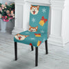 Dog Akita Pattern Print Chair Cover-grizzshop