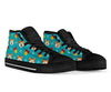 Dog Akita Pattern Print Men Women's High Top Shoes-grizzshop