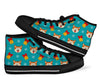 Dog Akita Pattern Print Men Women's High Top Shoes-grizzshop