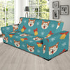 Dog Akita Pattern Print Sofa Covers-grizzshop