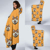 Dog Akita Print Pattern Hooded Blanket-grizzshop