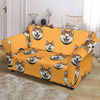 Dog Akita Print Pattern Loveseat Cover-grizzshop