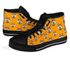 Dog Akita Print Pattern Men Women's High Top Shoes-grizzshop