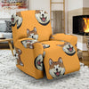 Dog Akita Print Pattern Recliner Cover-grizzshop