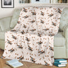 Dog Basset Hound Pattern Print Blanket-grizzshop