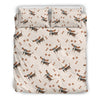 Dog Basset Hound Pattern Print Duvet Cover Bedding Set-grizzshop