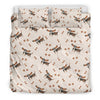 Dog Basset Hound Pattern Print Duvet Cover Bedding Set-grizzshop