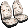 Dog Basset Hound Pattern Print Universal Fit Car Seat Cover-grizzshop