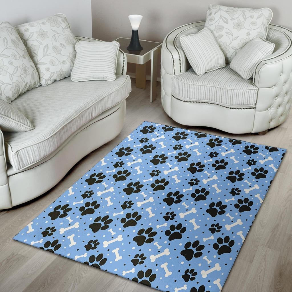 Dog Bone Paw Floor Mat-grizzshop