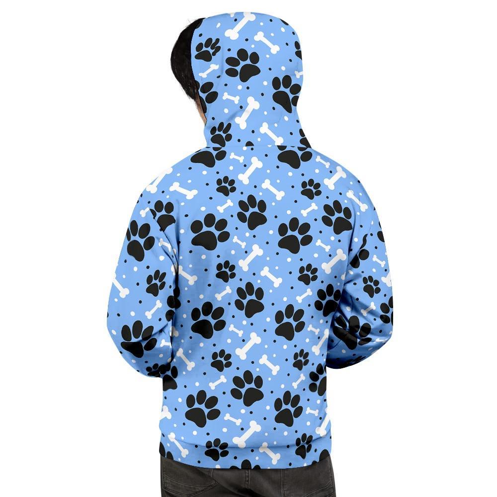 Dog Bone Paw Men's Hoodie-grizzshop