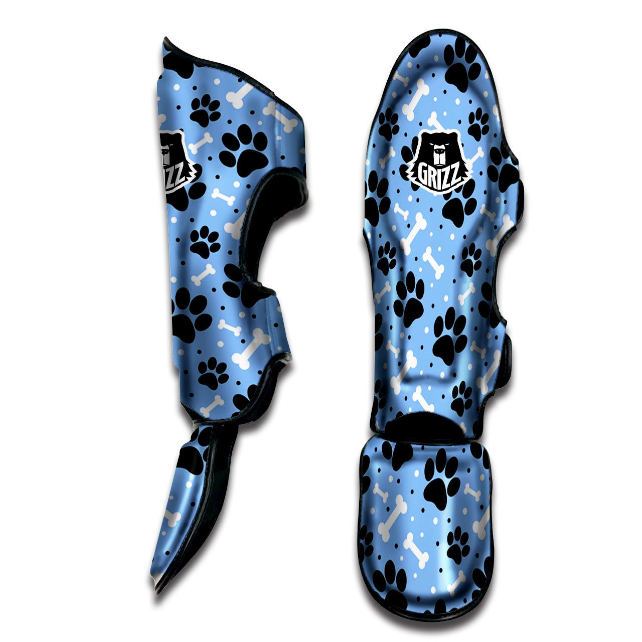 Dog Bone Paw Muay Thai Shin Guard-grizzshop